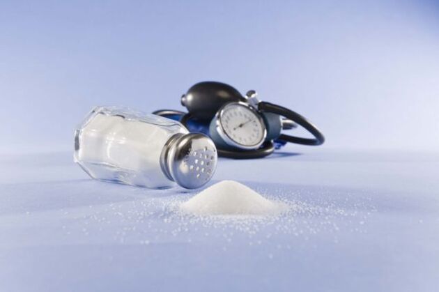 Salt with arterial hypertension